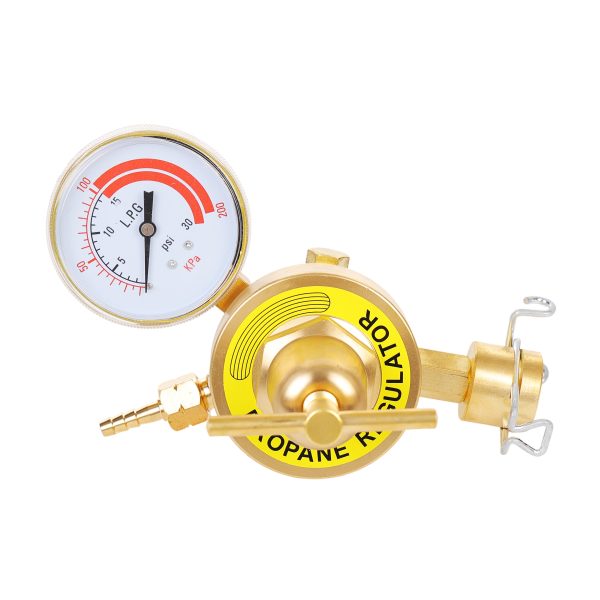 American Type Oxygen/ Acetylene Gas Regulator Medium Duty with Brass Cover - Image 2