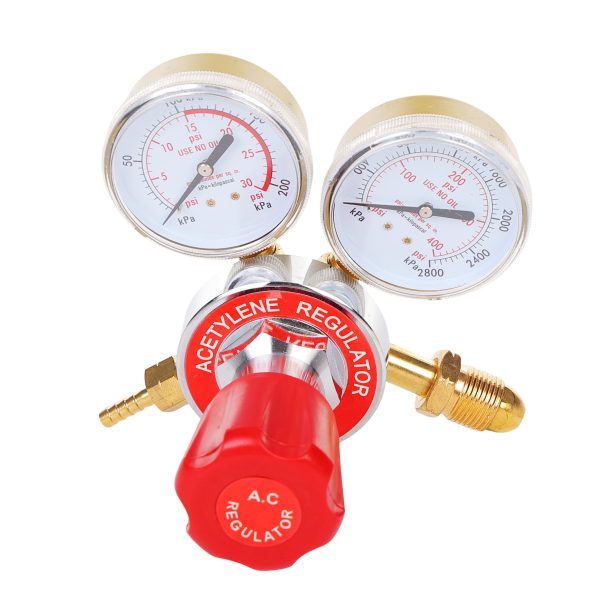 American Type Oxygen/ Acetylene Regulator Medium Duty with Zinc Alloy Cover - Image 2
