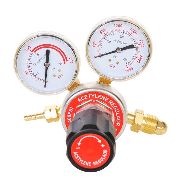 American Type Oxygen/ Acetylene Regulator Medium Duty with Steel Cover - Image 2