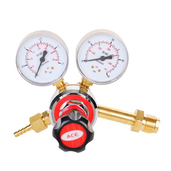 American Type Oxygen/ Acetylene Gas Regulator Medium Duty - Image 2